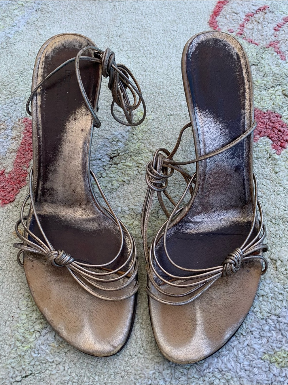 Dolce & Gabbana Strappy Wrap-Around Stiletto Heels size 38 1/2